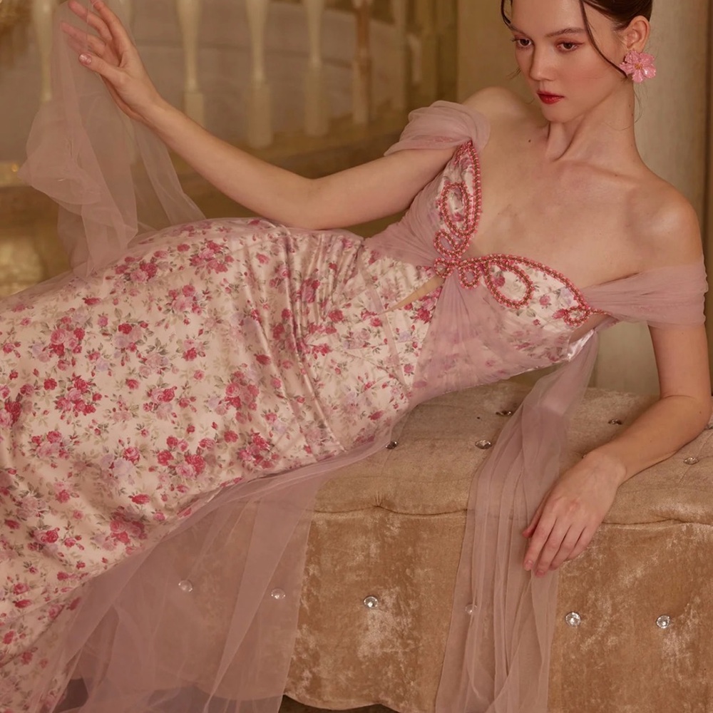 LaceMade Floral Disc Fairy Corset Dress